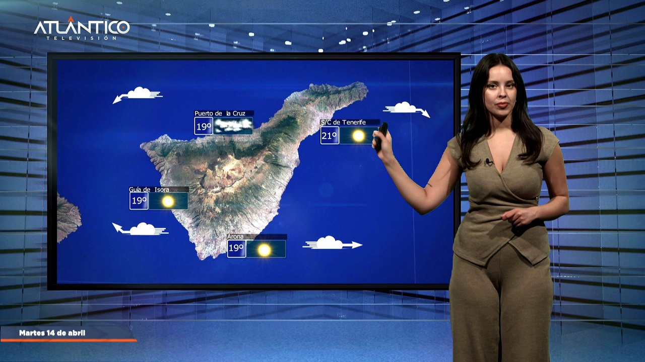 La previsión del tiempo en Canarias para el 14 de abril de 2026, en Atlántico Televisión.