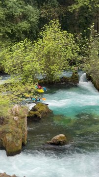 Gliding solo on crystal clear water 🌊✨Looks peaceful… but feels intense.Nature hits different here 🇫🇷