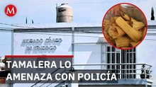 Joven acusa extorsión tras compra de tamales en Texcoco