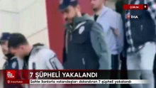Sahte ilanlarla vatandaşları dolandıran 7 şüpheli yakalandı