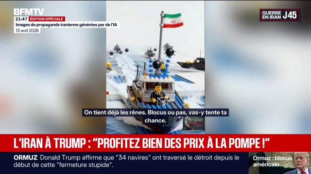 Les négociations ont capoté et maintenant, tu cries au blocus : le régime iranien réagit au blocus d'Ormuz sur les réseaux sociaux