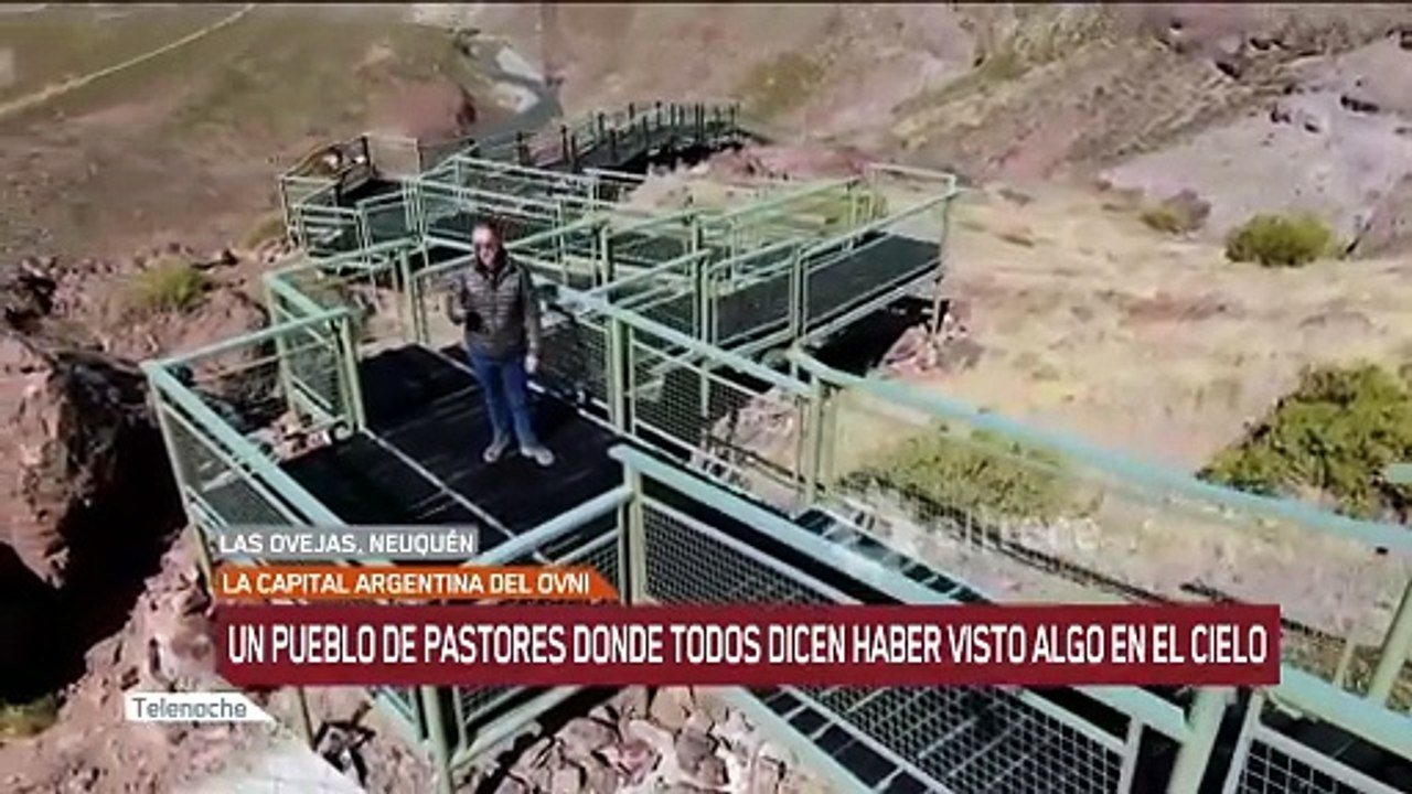 OVNIs en Las Ovejas, Neuquén - Telenoche (Canal 13, 30/05/19)