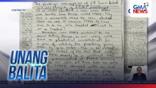 Plano umanong patalsikin at patayin si PBBM para maupong presidente si VP Sara Duterte, idinetalye ni Ramil Madriaga sa isang liham | Unang Balita