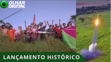 Sem curso aeroespacial, alunos da USP montam foguete inédito do zero