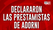 Declararon los prestamistas de Adorni