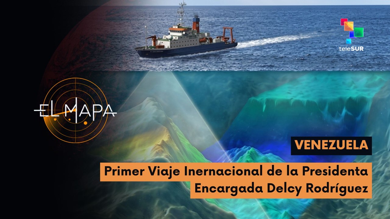 El Mapa | Foto del día | Venezuela: Primer viaje internacional de la Pdta. (E) Delcy Rodríguez 13-04-2026