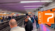 Metro CDMX: Reportan retrasos y aglomeraciones en Línea 7 provocados por presuento incendio