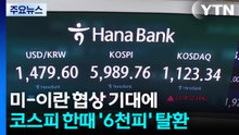 미-이란 협상 기대에...코스피 한때 '6천피' 탈환 / YTN