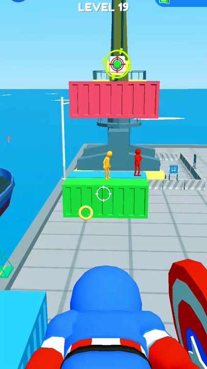 Human Ragdoll Shooter Gameplay |Level 19| #gaming #trending #asmr #humanragdollshooter