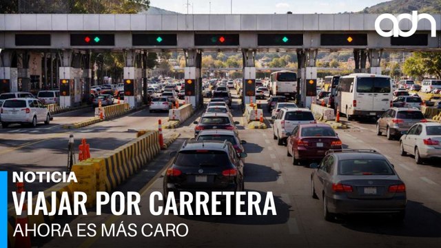 ¡Golpe al bolsillo! Suben los precios de las casetas de CAPUFE en México