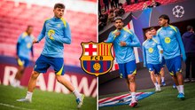 Barcelona realiza entrenamiento en el estadio del Atlético de Madrid previo al juego de Champions League