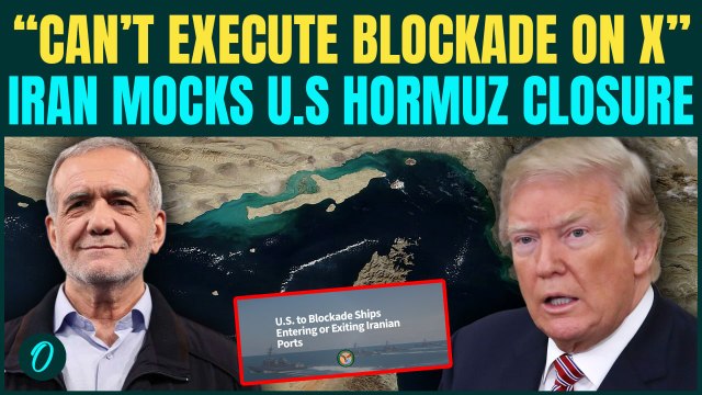 Iran Takes Jibe At U.S. Hormuz Blockade; Says Can’t Be Done On X | Trump HUMILIATED?