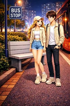 A Moment of Love at the Bus Stand #LoveStory #RomanticScene #BusStandLove #EmotionalStory #ShortFilm