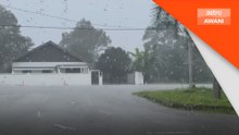 Hujan dan ribut petir petang ini di beberapa negeri