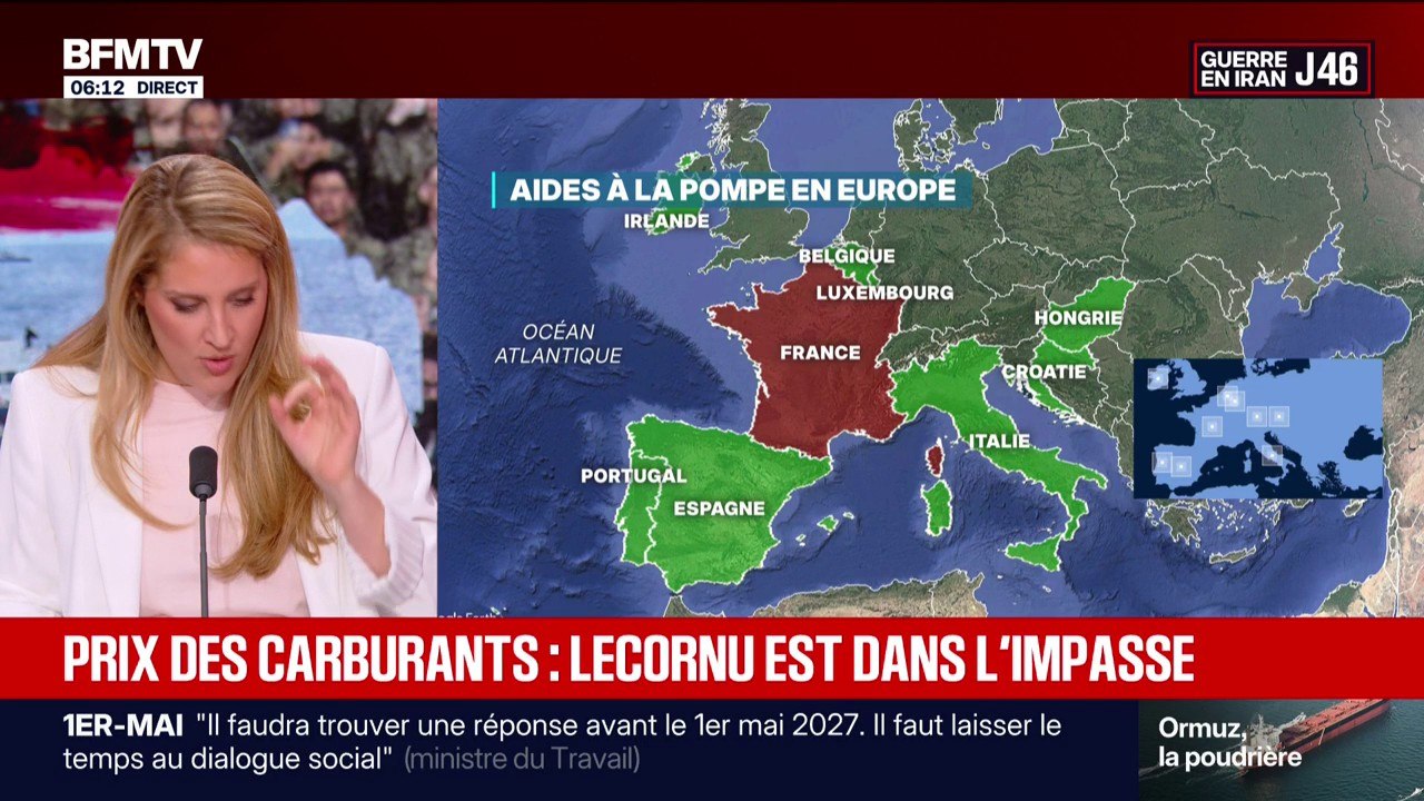 ÉDITO - Prix des carburants: "La France fait figure d'exception en Europe (...) presque tous nos voisins ont déclenché des aides"