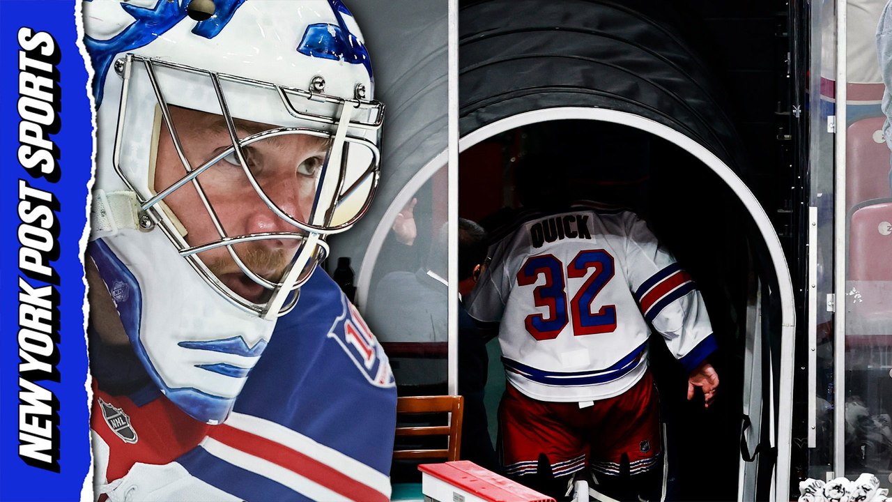 Jonathan Quick, Rangers teammates reflect on Hall of Fame career after playing in final game