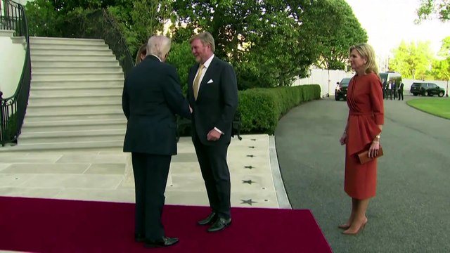 Estados Unidos: Trump recebe reis neerlandeses na Casa Branca