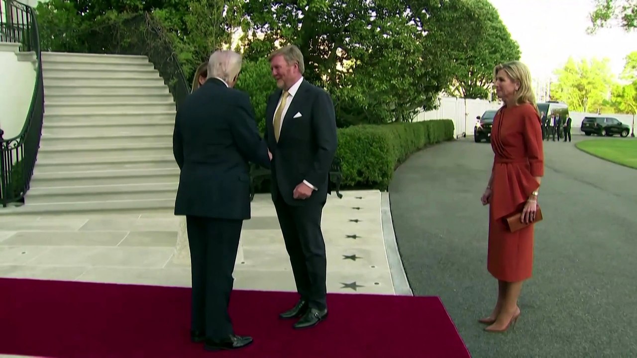 Estados Unidos: Trump recebe reis neerlandeses na Casa Branca