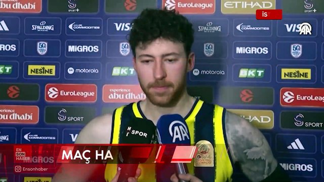 Anadolu Efes–Fenerbahçe Beko maçının ardından Onuralp Bitim konuştu