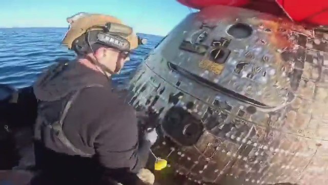First recovery footage of the Artemis II crew has just been released