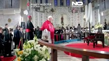 El Papa León XIV celebra una misa histórica en una basílica de Argel bajo la lluvia