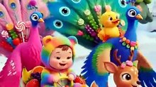 Duck, Cat & Kid Dancing with Peacock  | Funny Kids Cartoon | Animation HD 2026