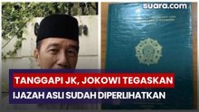 Tanggapi Usulan JK, Jokowi Tegaskan Ijazah Asli Sudah Diperlihatkan, Proses Hukum Jadi Penentu