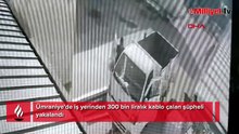 Ümraniye’de 300 bin liralık kablo hırsızlığı! Güvenlik kamerasına yakalanan şüpheli tutuklandı