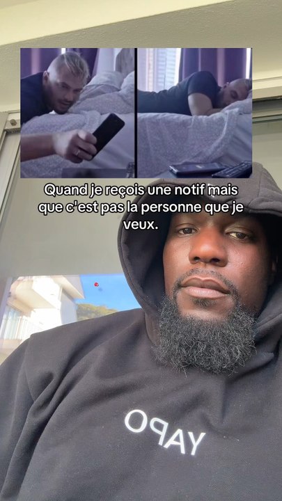 Quand c’est pas la notif de la personne que tu attends | abonne toi. Les Capuchés en bio🖤