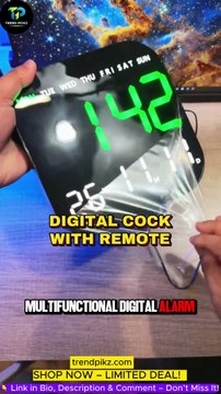 Multifunctional Digital Alarm Clock for Home ⏰✨ | Smart Desk Clock — Honest Review & Real Results