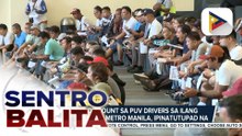 Special payout sa tricycle at jeepney drivers sa Metro Manila, umarangkada na; bigtime oil price rollback at  P10 fuel discount sa PUV drivers, ipinatutupad na | ulat ni JM Thompson