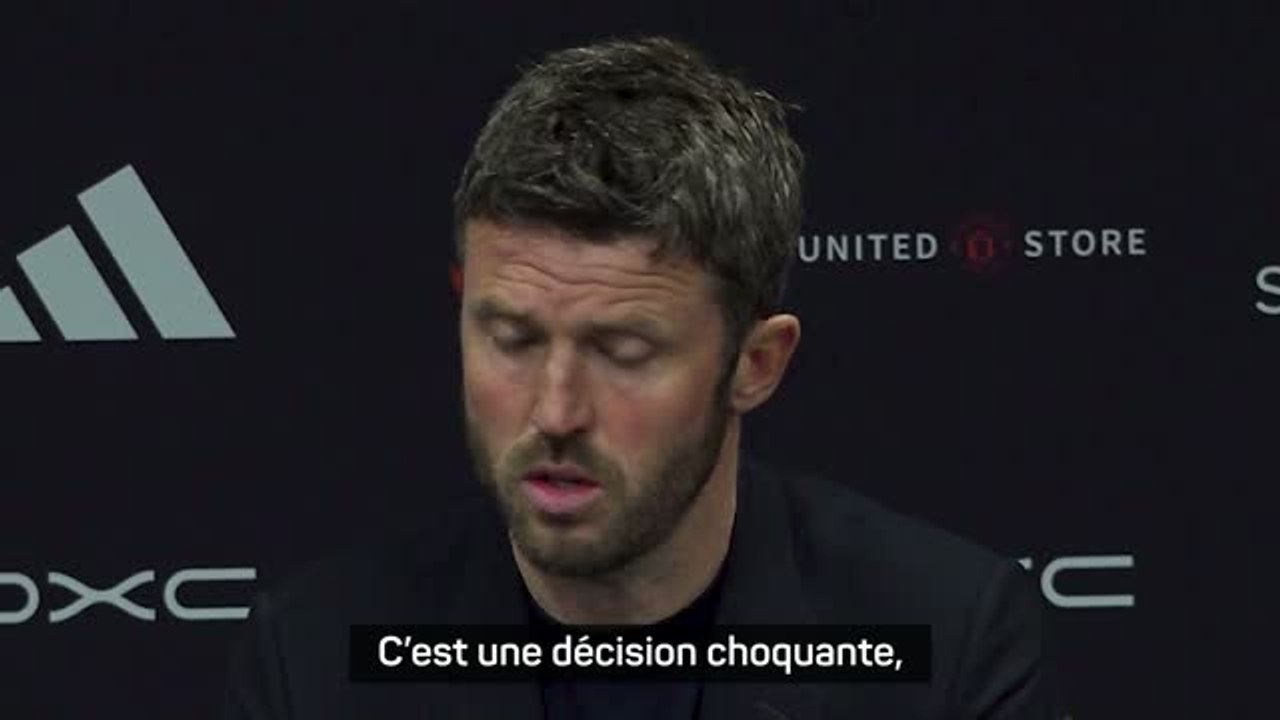 Man. United - Carrick sur l'expulsion de Martínez : "C’est une décision choquante"