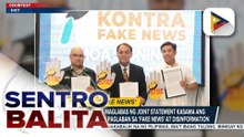PCO, DICT, at DOJ, pinaigting pa ang pagtutulungan vs. 'fake news' at disinformation; META, tumugon sa liham ng DICT at PCO kaugnay sa pagsugpo sa mga maling impormasyon online | ulat ni Sheila Natividad