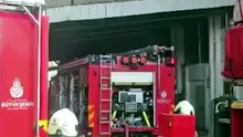 Ümraniye'de iş yerinde yangın