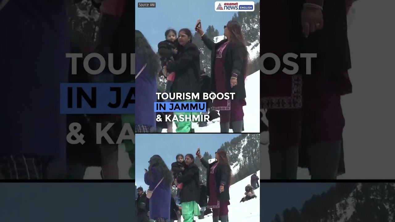 Spring Snow Magic in Bhaderwah, Tourists Rush to Guldanda Paradise | Jammu & Kashmir #Shorts