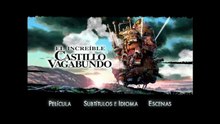 Inicio a El Increíble Castillo Vagabundo - Edición de Colección de 2 Discos 2004 DVD México (Disco 1)