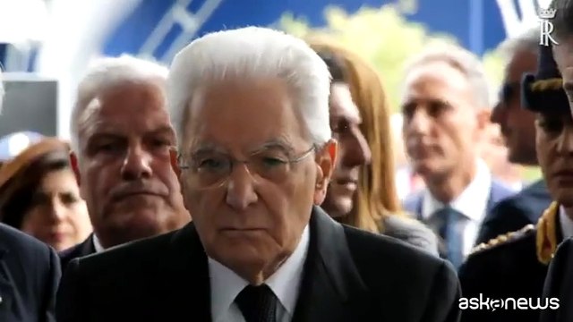 Mattarella visita lo spazio della legalità della polizia