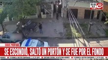 Tremenda persecución policial termina con el ladrón... escapando