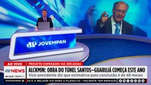 Alckmin diz que obra do túnel Santos-Guarujá começa ainda este ano