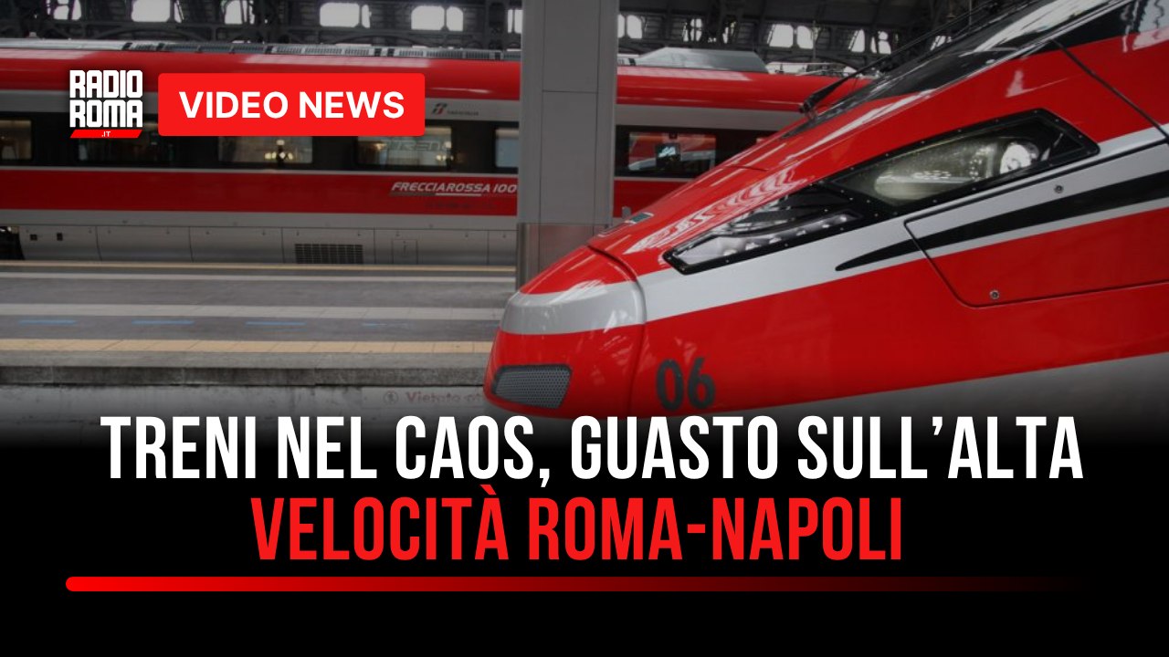 Treni nel caos, guasto sull’alta velocità Roma-Napoli