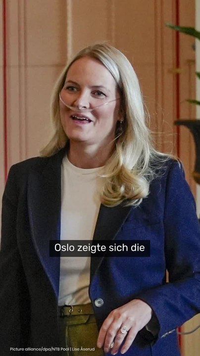 No Glomex Mette-Marit von Norwegen: Sorge um Kronprinzessin - dramatischer Auftritt im Schloss