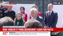 Après avoir décroché leurs portraits devant l'Assemblée nationale, Cécile Kohler et Jacques Paris s'expriment