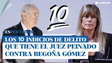 Demoledor estos son todos los indicios del juez Peinado para procesar a Begoña Gómez | ESdiario