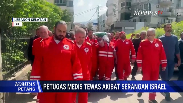 Petugas Medis Palang Merah Tewas di Lebanon Akibat Serangan Israel | KOMPAS PETANG
