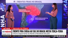 Previsão do Tempo: Frente fria chega ao Sul nesta terça (14)