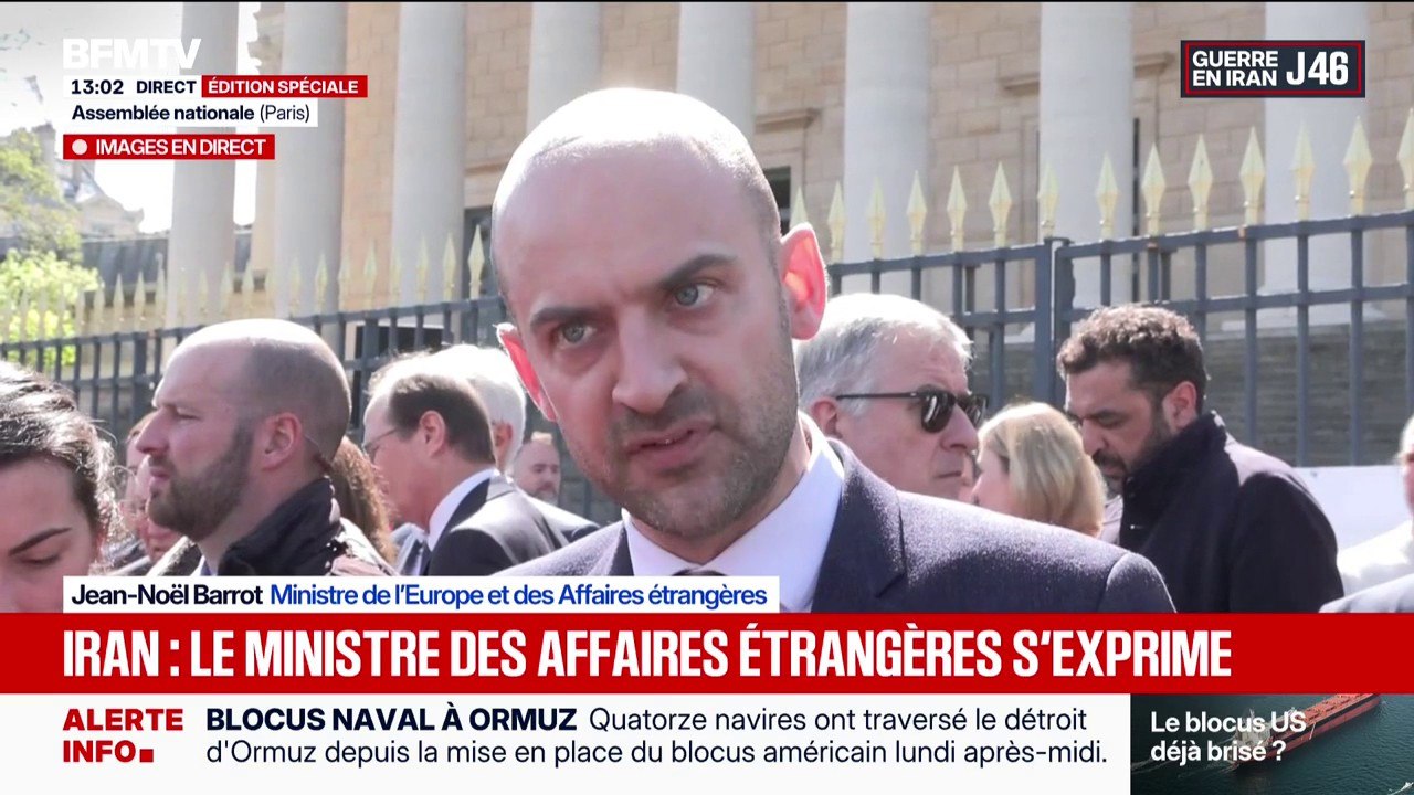 Détroit d'Ormuz bloqué: "que nous cessions de subir les conséquences de cette guerre que nous n'avons pas choisie" réclame Jean-Noël Barrot