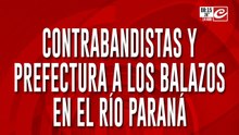 Terrible tiroteo entre contrabandistas y prefectura sobre el río Paraná