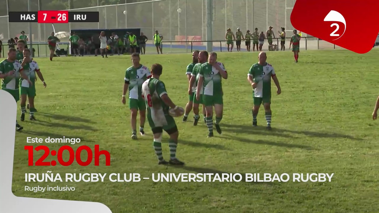 Este domingo, a las 12:00 horas en el canal 2 de Navarra Televisión, Iruña Rugby Club-Universitario Bilbao Rugby