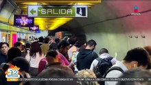 Así se vivió este lunes el colapso del Sistema de Transporte Colectivo Metro