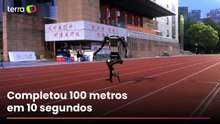 Robô chinês quebra recorde de velocidade e se aproxima da marca de Usain Bolt